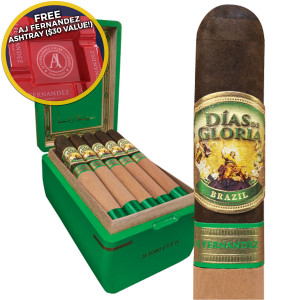 AJ Fernandez Dias de Gloria Brazil Robusto (5.5x54 / Box 20) + Free AJ Fernandez Ashtray!