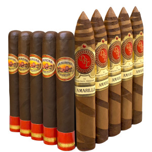 La Aurora Preferidos 1903 Edition Ruby Maduro Robusto vs DBL Amarillo Fancy Belicoso (Assorted Sizes / 10 Pack)