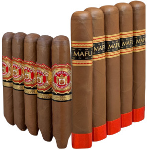 Slam Pack: Arturo Fuente Hemingway Short Story vs DBL Mafu Cameroon Toro (Assorted Sizes / 10 Pack)