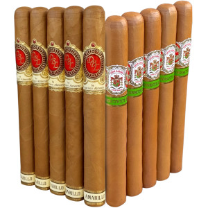 Slam Pack: DBL Amarillo Churchill vs Gran Habano Connecticut #1 Churchill (Assorted Sizes / 10 Pack)