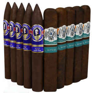 Slam Pack: AJ Fernandez Cuban Diplomat Torpedo vs AVO Syncro South America Ritmo Special Toro Gordo (Assorted Sizes / 10 Pack)