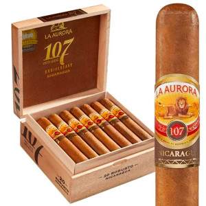La Aurora 107 Nicaragua Belicoso (6.25x52 / Box 20) + Doorbuster Sale!!