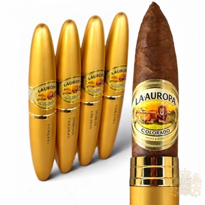 La Aurora Preferido Gold No. 2 Tubos Double Perfecto (5x54 / 4 Pack)