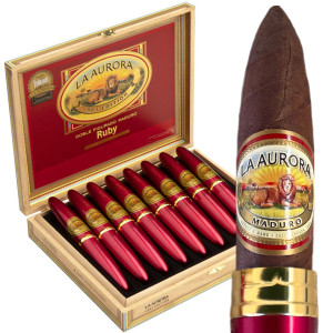 La Aurora Preferidos Ruby No. 2 Tubos Double Perfecto (5x54 / Box 8)