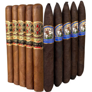 Copy of Slam Pack: Davidoff Yamasa Robusto Tubes vs Diamond Crown Black Diamond Marquis (Assorted Sizes / 10 Pack)