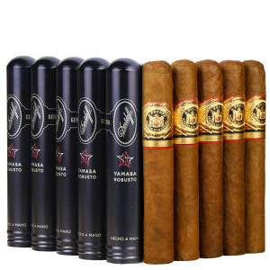 Slam Pack: Davidoff Yamasa Robusto Tubes vs Arturo Fuente Don Carlos Robusto (Assorted Sizes / 10 Pack)