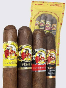 La Gloria Cubana Fresh Pack Sampler(Assorted Sizes / 4 Cigars)