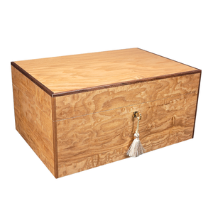 Savoy Executive Olive Ash Burl Humidor 50 Count 
