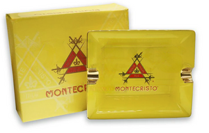 Montecristo Ceramic Rectangle  Yellow Ashtray