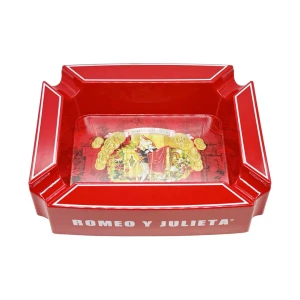 Romeo y Julieta Red Rectangle Melamine Ashtray