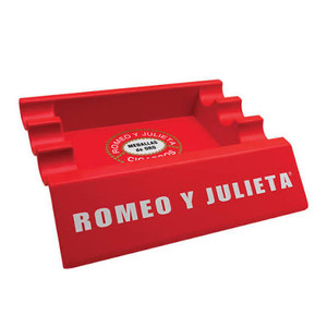 Romeo y Julieta Large Red Indoor-Outdoor Melamine Ashtray