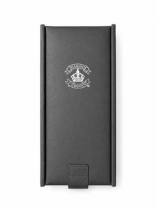 Diamond Crown 3 Cigar Hard Leather Case Grey