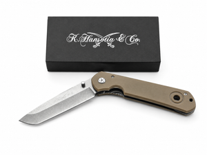 Gurkha Cigar K. Hansotia & Co Folding Tactical Hunting Knife 4" Blade
