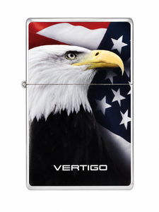 Vertigo Eagle Head Chrome Triple Torch