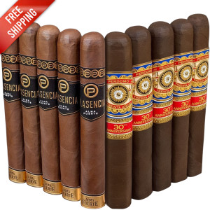 Slam Pack: Plasencia Alma Fuerte Nestor IV Toro vs Perdomo 30th Anniversary Maduro Epicure (Assorted Sizes / 10 Pack)