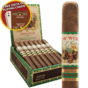AJ Fernandez New World Cameroon Churchill (7x48 / Box 20) + FREE Deck Of Cigar King Playing Cards!