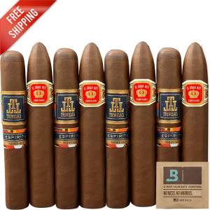 Premium 8-Racks: Trinidad Espiritu Series No.1 Robusto vs Curivari El Gran Rey Belicoso (Assorted Sizes / 8 Pack)