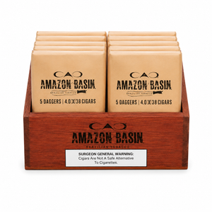 CAO Amazon Basin 2026 Daggers (4x38 / 10 Packs of 5 Cigars)