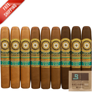 Premium 9-Rack: Perdomo Legacy Father & Son Gran Figurado Flight (6x60 / 9 Pack)