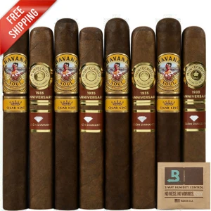 Premium 8-Racks: AJ Fernandez Havana Soul Gordo Box-Press vs Montecristo 1935 Edicion Diamante (Assorted Sizes / 8 Pack)