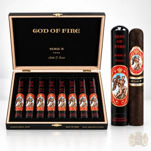 God of Fire Serie B Robusto Tubo (5.25x50 / Box 8)