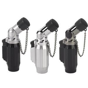 Vertigo Intimidator Quad Flame Torch Lighter (Color May Vary)