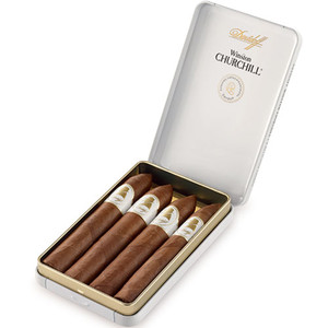 Davidoff Winston Churchill Belicoso (4.5x46 / 4 Pk Tin)
