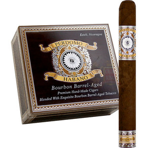 Perdomo Habano Bourbon Barrel Aged Maduro Churchill (7x54 / Box 24) Perdomo Habano Bourbon Barrel Aged Maduro Churchill (7x54 / Box 24)