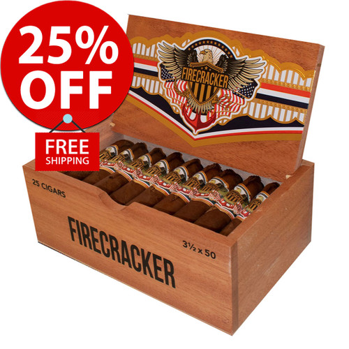 United Cigar Firecracker (3.5x50 / 20 Pack) + 25% OFF RETAIL PRICING! + FREE SHIPPING ON YOUR ENTIRE ORDER!