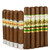 Slam Pack: La Aurora Preferidos 1903 Edition Platinum Cameroon Robusto vs New World Cameroon Double Robusto (Assorted Sizes / 10 Pack)