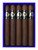 El Septimo Geneva The 7 Collection Black Bullet Robusto Extra (5x54 / 10 Pack)