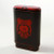 Asylum 13 Large Ring Leather 4 Cigar Case Red