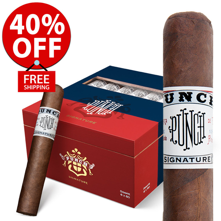 Punch Signature Gigante (6x60 / Box 18) + FREE SHIPPING ON YOUR ENTIRE ORDER!