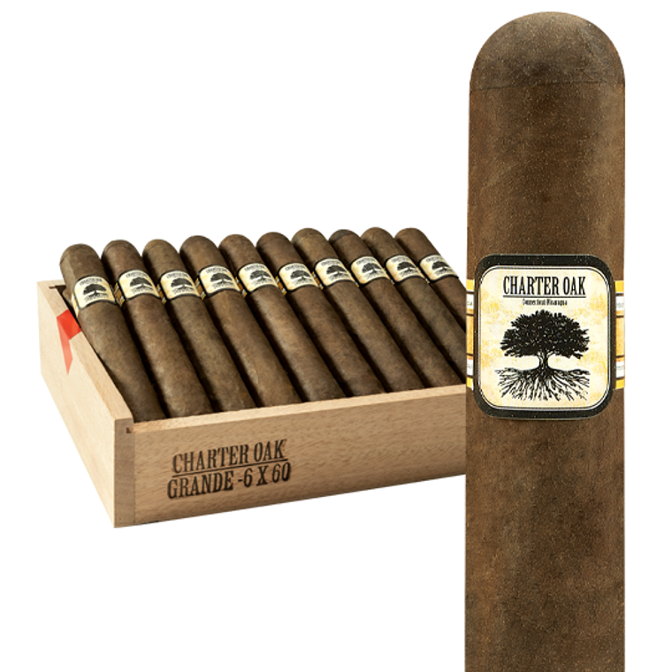 Charter Oak Maduro Rothschild (4.5x50 / 5 Pack)