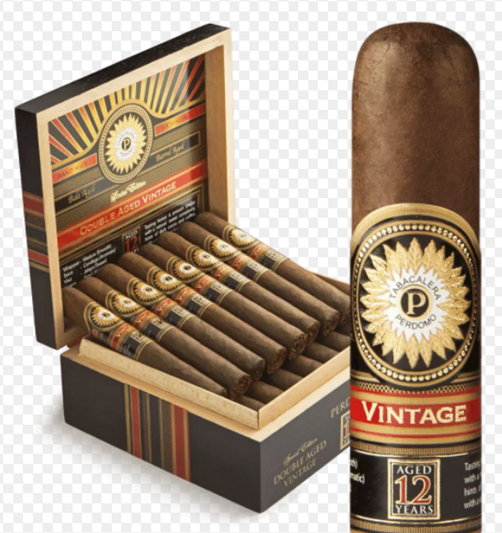 Perdomo Double Aged 12 Year Vintage Maduro Churchill (7x56 / 4 Pack)