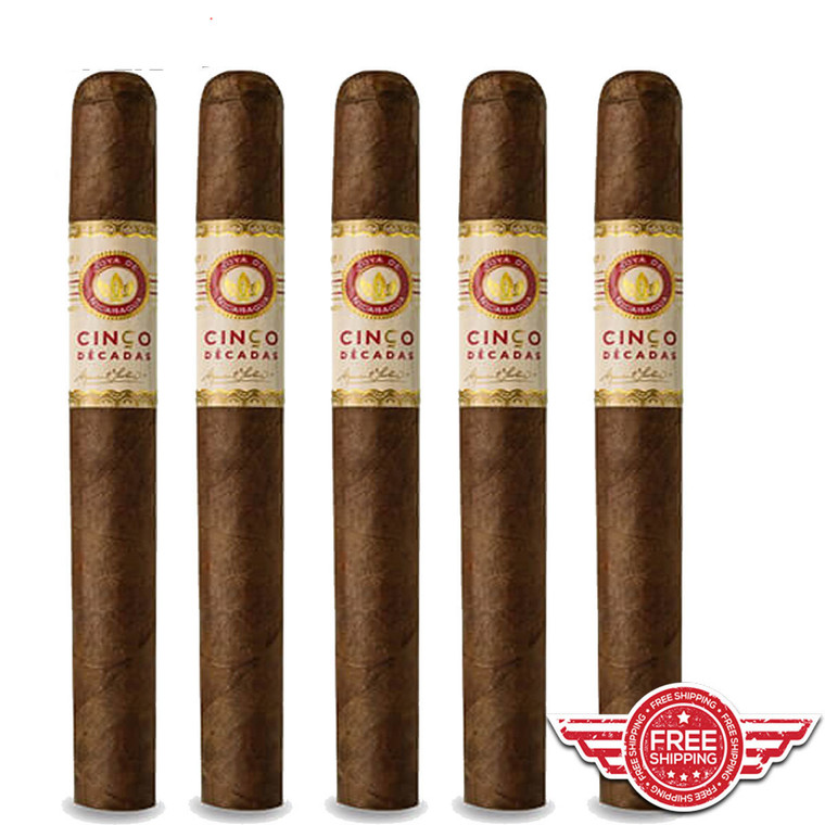 JDN Cinco Decadas El General (7x50 / 5 Pack) + 20% OFF RETAIL + FREE SHIPPING ON YOUR ENTIRE ORDER!