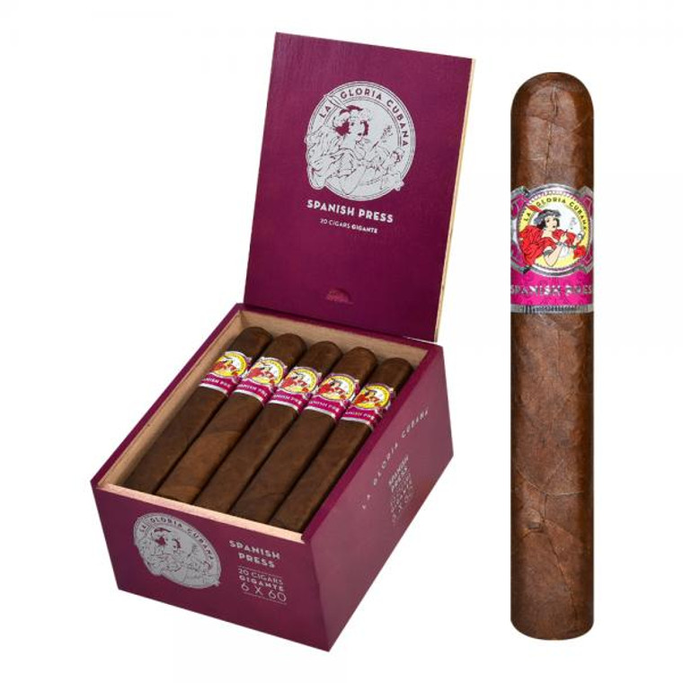 La Gloria Cubana Spanish Press Gigante (6x60 / 5 Pack)