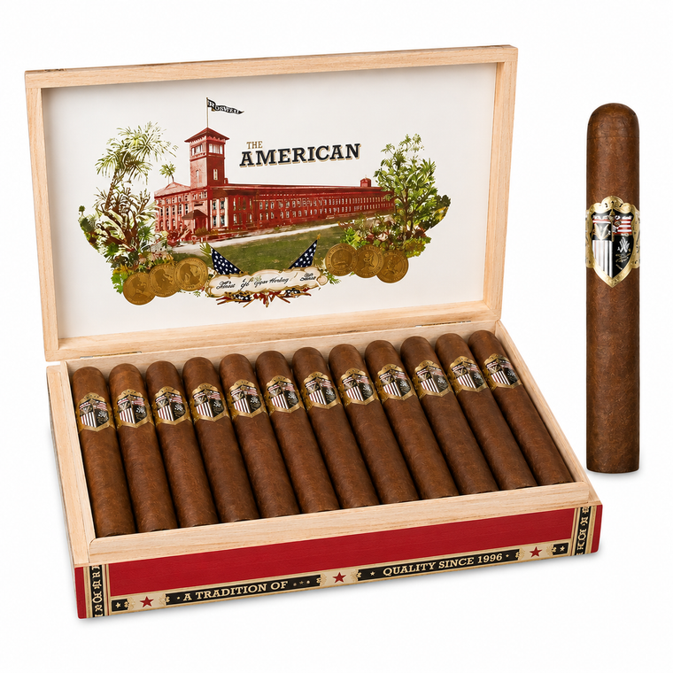 The American by J.C. Newman Cigar Company Robusto (4.5x50 / Box 20)