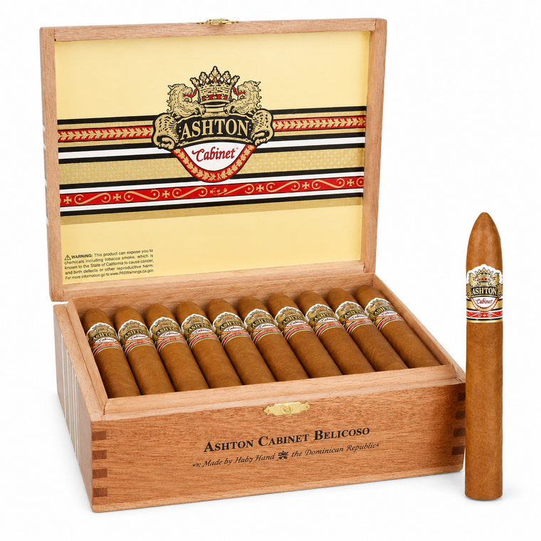 Ashton Cabinet Belicoso (5.25X52 / Box 25)