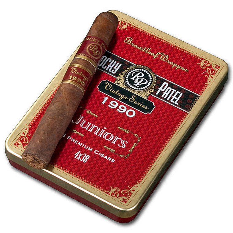 Rocky Patel Vintage 1990 Juniors (4x38 / Tin Of 5)