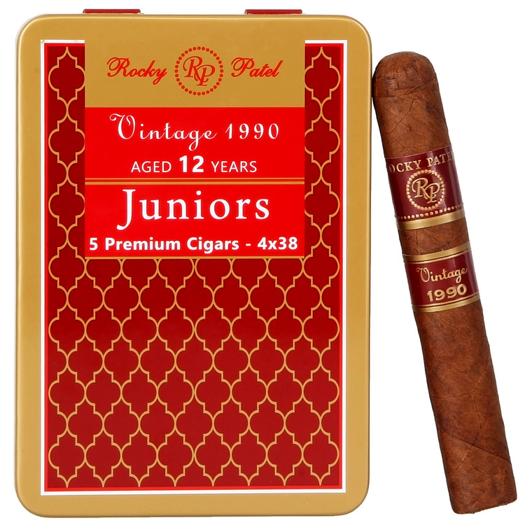 Rocky Patel Vintage 1990 Juniors (4x38 / Tin Of 5)