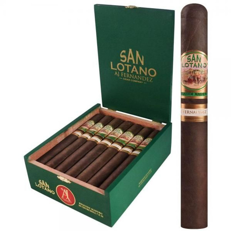 AJ Fernandez San Lotano Requiem Maduro Churchill