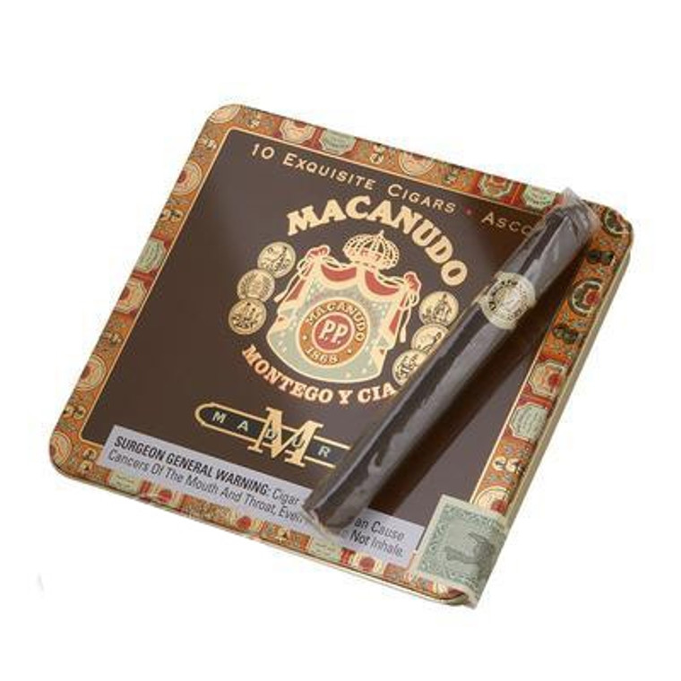 Macanudo Maduro Ascot (4.2x32 / 1 Tin of 10)