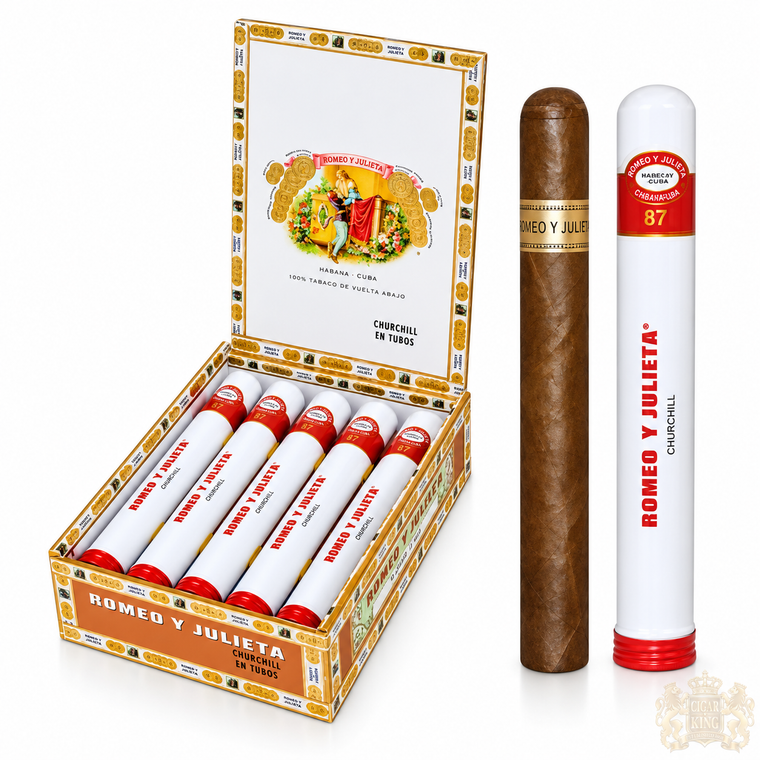 Romeo y Julieta 1875 Churchill en Tubos (7x50 / Box 10)