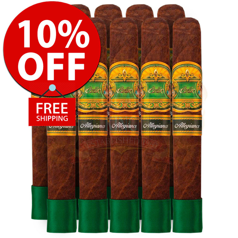 E.P. Carrillo Allegiance Toro (6x52 / 10 Pack) + 10% OFF! + FREE SHIPPING ON YOUR ENTIRE ORDER!