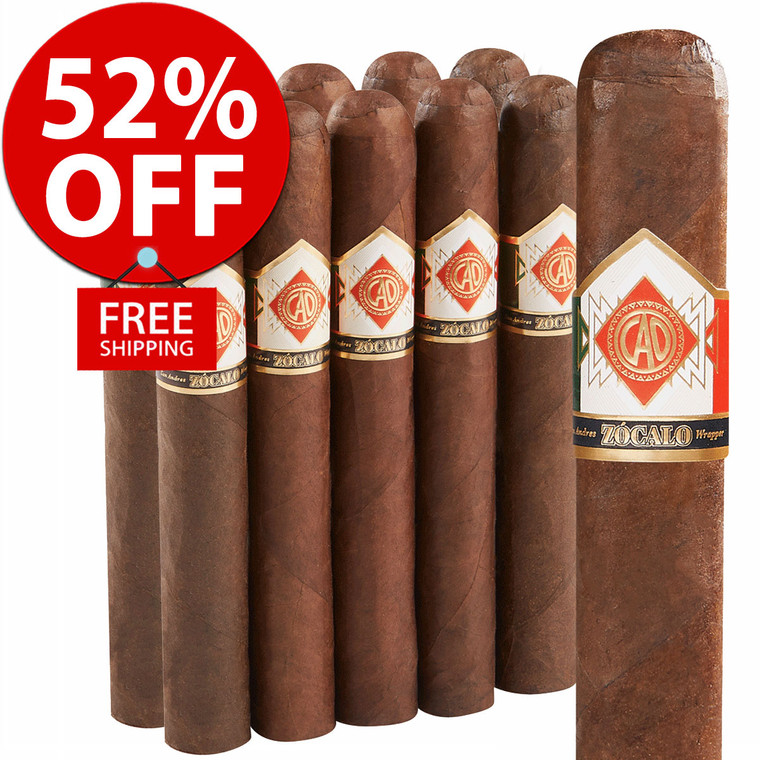 CAO Zocalo Robusto (5x52 / 10 Pack) + 52% OFF! + FREE SHIPPING!