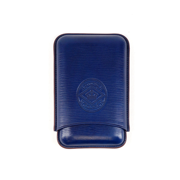 Diamond Crown Robusto Leather Case Pop Art Blue