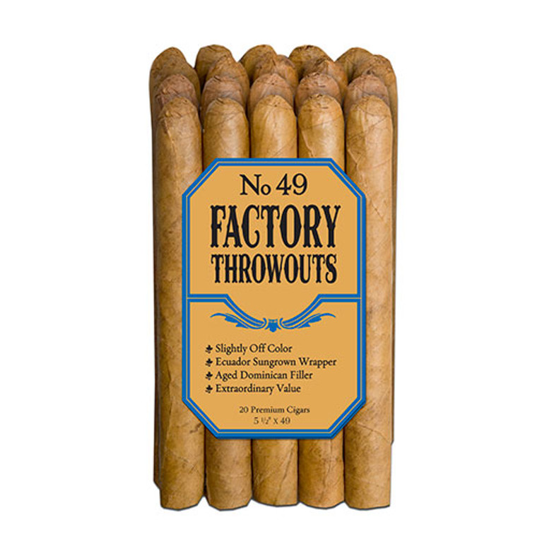 Factory Throw Outs #49 Bundle (5.5x49 / Bundle 20)