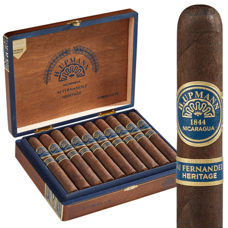 H. Upmann Nicaragua AJ Fernandez Heritage Toro (6x54 / Pack 20) + Free Shipping!