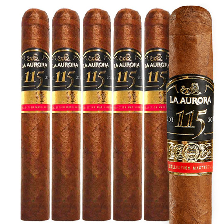 La Aurora 115 Aniversario Belicoso (6.2x52 / 5 Pack)